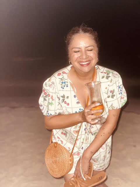A photo of my partner in Cancun
